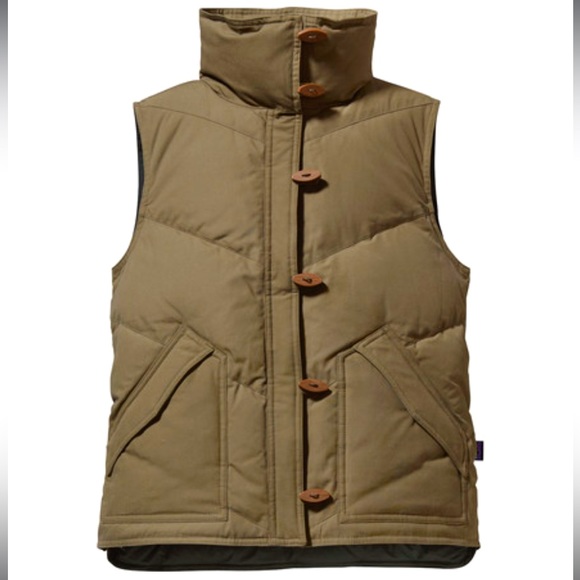 Patagonia Jackets & Coats Patagonia Olive Green Puffer Vest With